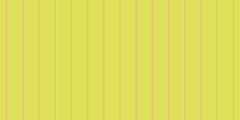 #dde259, #eba393 vertical lines, two pixels wide, fifty-two pixels apart