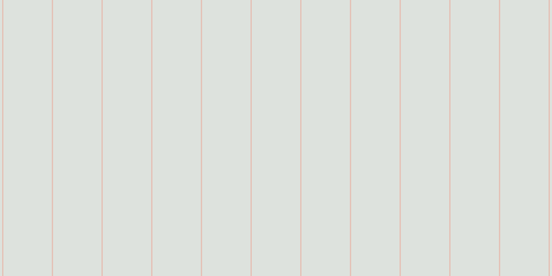 #dde2dd, #eba393 vertical lines, one pixels wide, seventy-one pixels apart