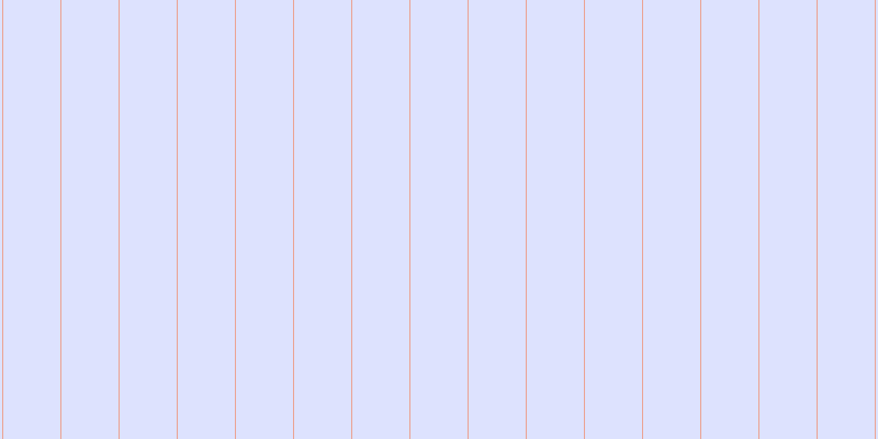 #dde2fe, #eba393 vertical lines, one pixels wide, fifty-two pixels apart