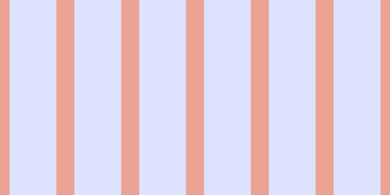 #dde2fe, #eba393 vertical lines, thirty-seven pixels wide, ninety-six pixels apart