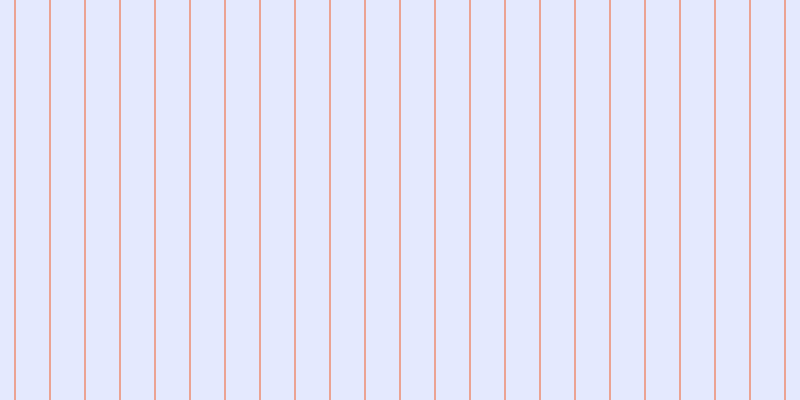 #dde2fe (75%), #eba393 vertical lines, two pixels wide, thirty-three pixels apart