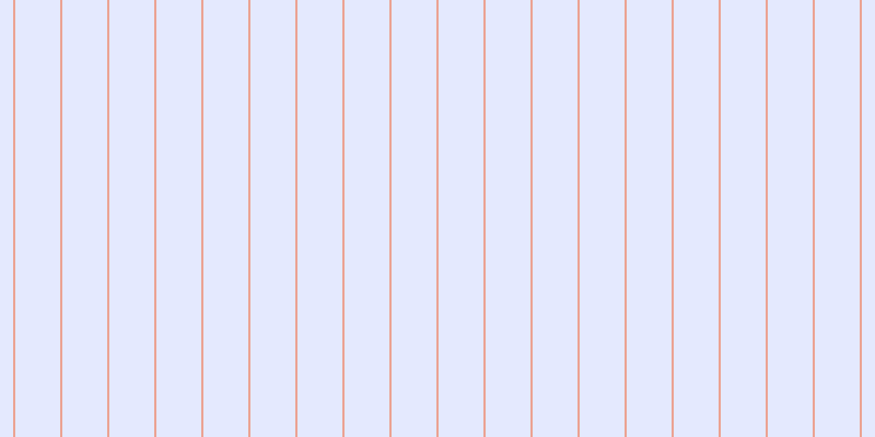 #dde2fe (75%), #eba393 vertical lines, two pixels wide, forty-one pixels apart