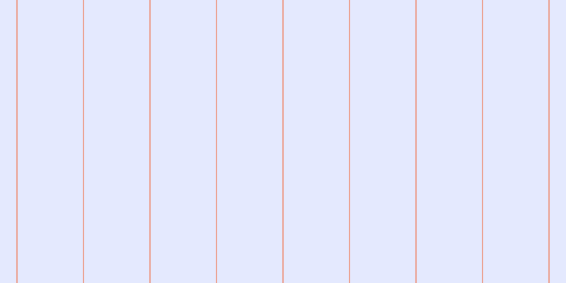 #dde2fe (75%), #eba393 vertical lines, two pixels wide, ninety-two pixels apart