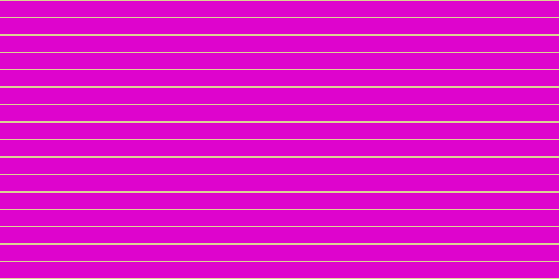 #de04cd, #dbd393 horizontal lines, two pixels wide, twenty-three pixels apart