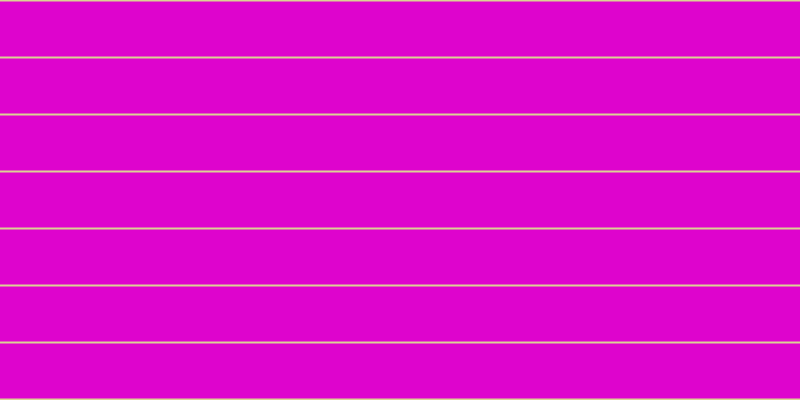 #de04cd, #dbd393 horizontal lines, two pixels wide, fifty-five pixels apart