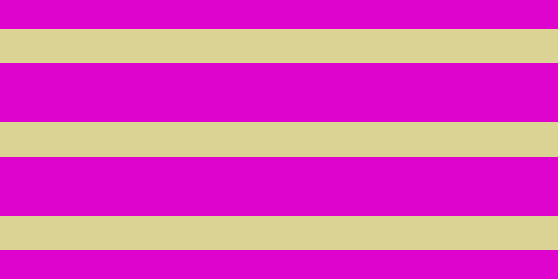#de04cd, #dbd393 horizontal lines, fifty pixels wide, eighty-four pixels apart