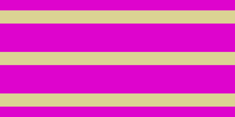 #de04cd, #dbd393 horizontal lines, forty-five pixels wide, ninety-seven pixels apart