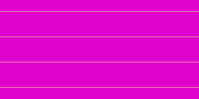 #de04cd, #fcd393 horizontal lines, two pixels wide, one hundred pixels apart