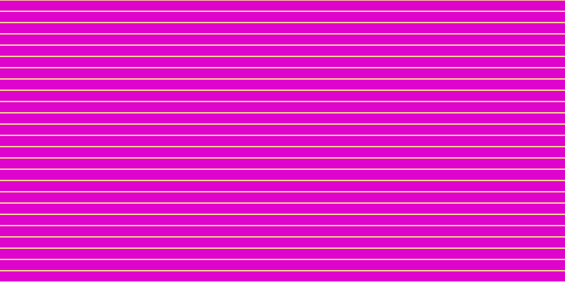 #de04cd, #fcd393 horizontal lines, two pixels wide, fourteen pixels apart