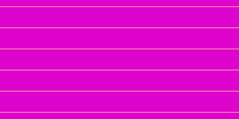 #de04cd, #fcd393 horizontal lines, two pixels wide, sixty-nine pixels apart