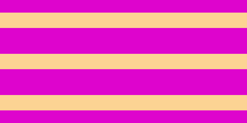 #de04cd, #fcd393 horizontal lines, fifty pixels wide, eighty-four pixels apart