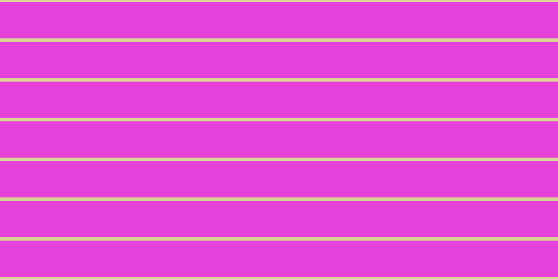 #de04cd (75%), #dbd393 horizontal lines, five pixels wide, fifty-two pixels apart