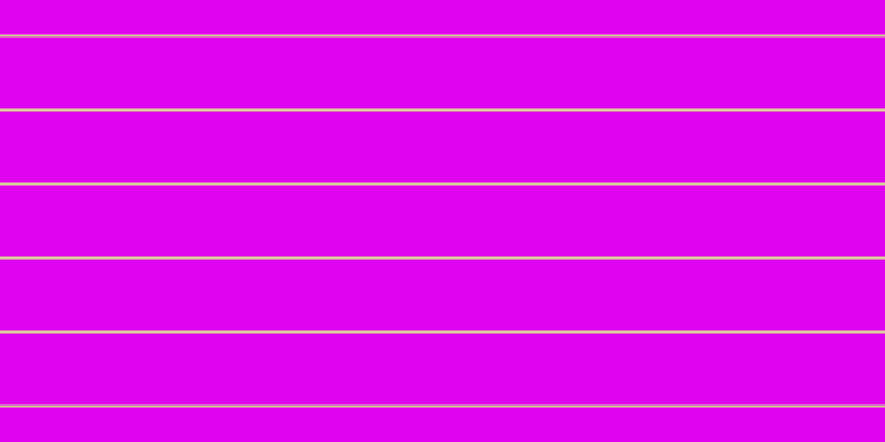 #de04ee, #dbd393 horizontal lines, two pixels wide, sixty-five pixels apart