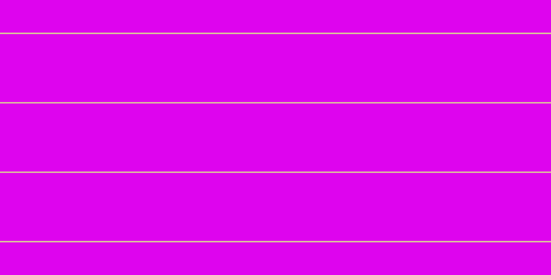 #de04ee, #dbd393 horizontal lines, two pixels wide, ninety-nine pixels apart