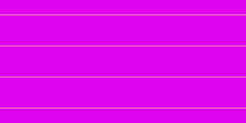 #de04ee, #fcd393 horizontal lines, two pixels wide, ninety-nine pixels apart
