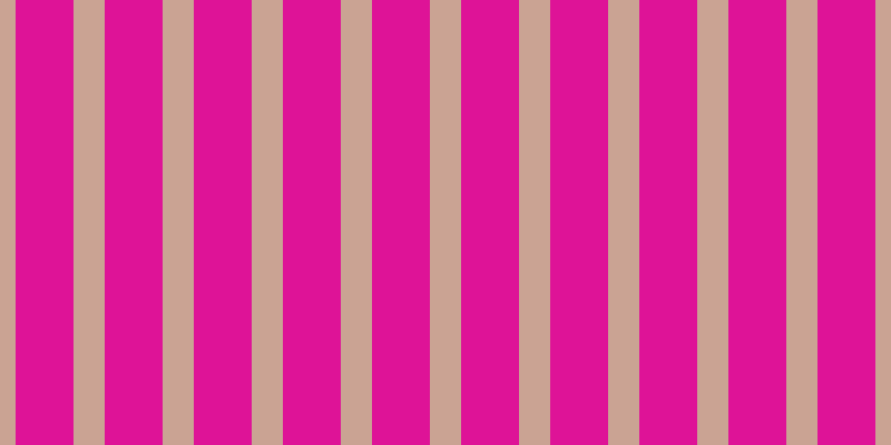 #de1397, #caa393 vertical lines, twenty-eight pixels wide, fifty-two pixels apart