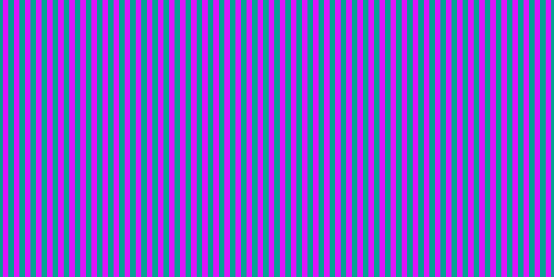 #de13fa, #04a393 vertical lines, eight pixels wide, eight pixels apart