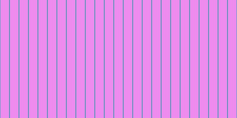 #de18e0 (50%), #04a393 vertical lines, two pixels wide, thirty pixels apart