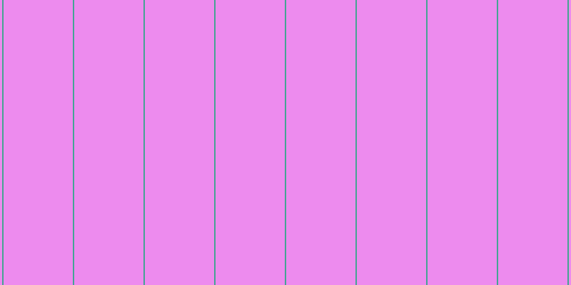 #de18e0 (50%), #46a393 vertical lines, two pixels wide, ninety-seven pixels apart
