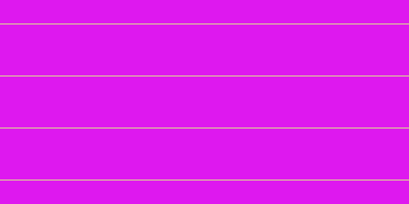 #de18ef, #dbd393 horizontal lines, two pixels wide, one hundred pixels apart