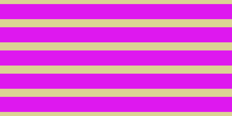 #de18ef, #dbd393 horizontal lines, twenty-eight pixels wide, fifty-two pixels apart