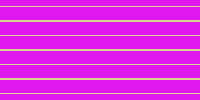 #de18ef, #dbd393 horizontal lines, six pixels wide, fifty-two pixels apart