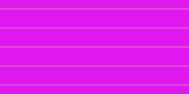#de18ef, #dbd393 horizontal lines, two pixels wide, seventy-nine pixels apart