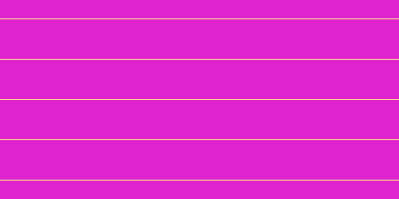 #de25cd, #fcd393 horizontal lines, two pixels wide, seventy-nine pixels apart