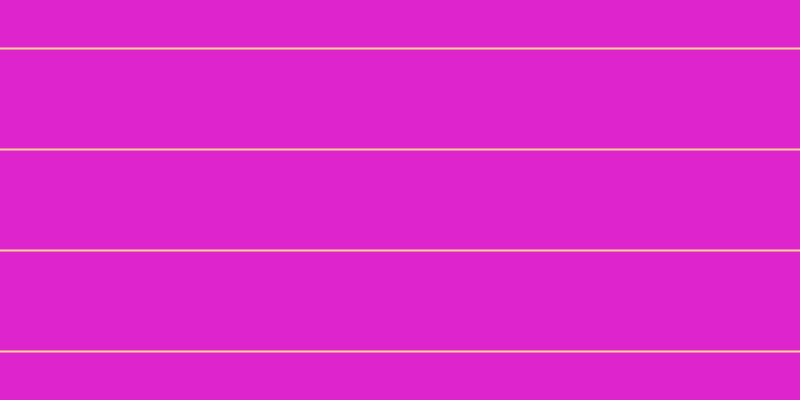 #de25cd, #fcd393 horizontal lines, two pixels wide, ninety-nine pixels apart