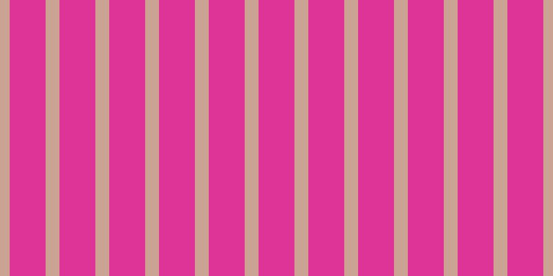 #de3497, #caa393 vertical lines, twenty pixels wide, fifty-two pixels apart
