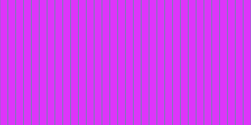 #de34fa, #46a393 vertical lines, two pixels wide, twenty-three pixels apart