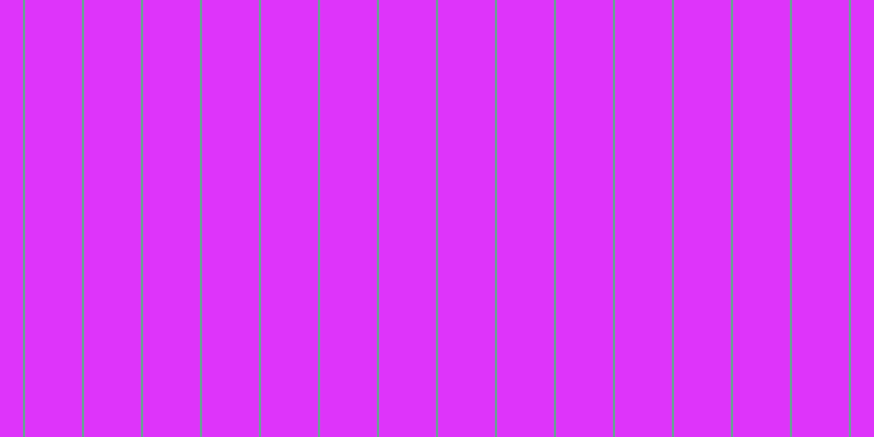 #de34fa, #67a393 vertical lines, two pixels wide, fifty-two pixels apart