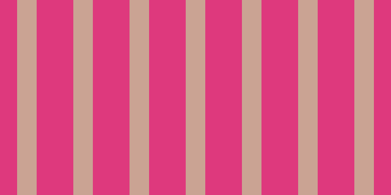 #de397d, #caa393 vertical lines, forty pixels wide, seventy-five pixels apart