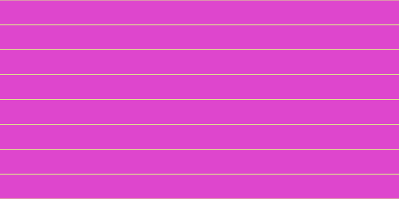 #de46cd, #dbd393 horizontal lines, two pixels wide, forty-eight pixels apart