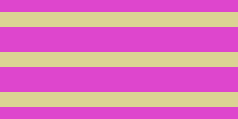 #de46cd, #dbd393 horizontal lines, fifty pixels wide, eighty-four pixels apart