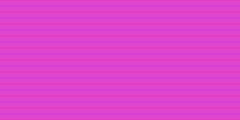 #de46cd, #fcd393 horizontal lines, two pixels wide, eighteen pixels apart