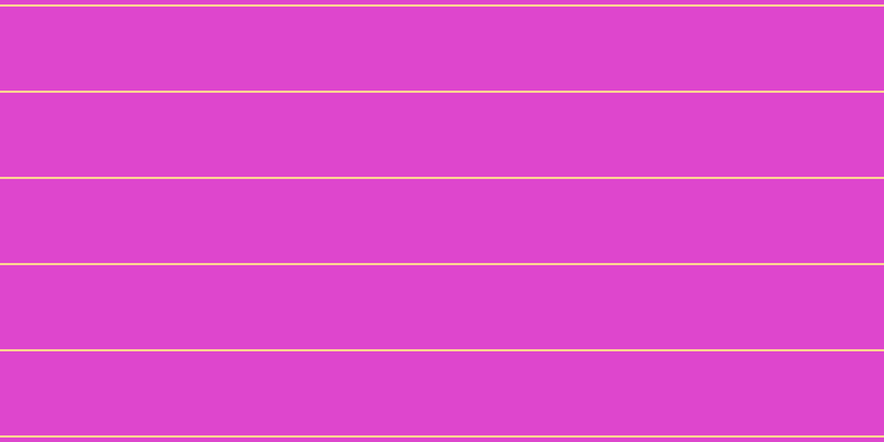 #de46cd, #fcd393 horizontal lines, two pixels wide, seventy-six pixels apart