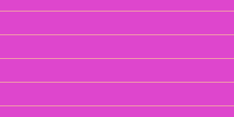 #de46cd, #fcd393 horizontal lines, two pixels wide, seventy-nine pixels apart