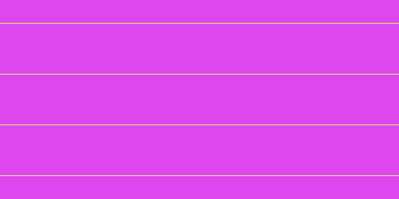 #de46ee, #dbd393 horizontal lines, two pixels wide, one hundred pixels apart