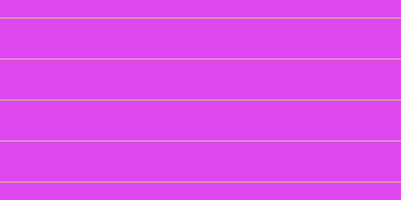 #de46ee, #dbd393 horizontal lines, two pixels wide, eighty pixels apart