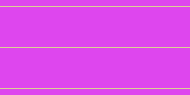 #de46ee, #dbd393 horizontal lines, two pixels wide, eighty-four pixels apart