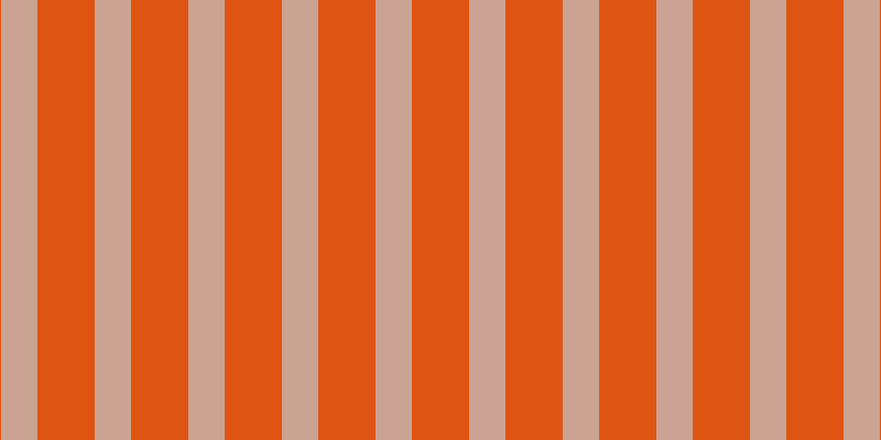 #de5513, #caa393 vertical lines, thirty-three pixels wide, fifty-two pixels apart