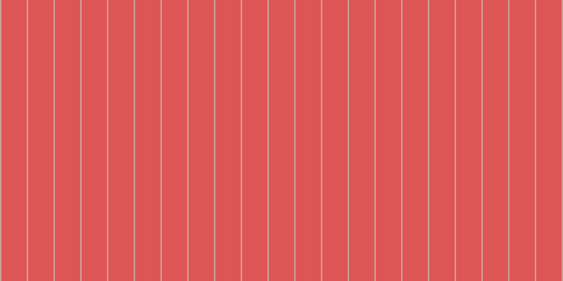 #de5555, #caa393 vertical lines, two pixels wide, thirty-six pixels apart