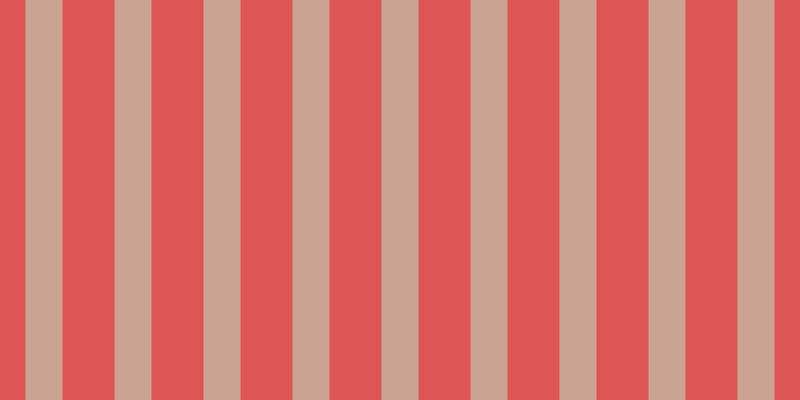 #de5555, #caa393 vertical lines, thirty-seven pixels wide, fifty-two pixels apart