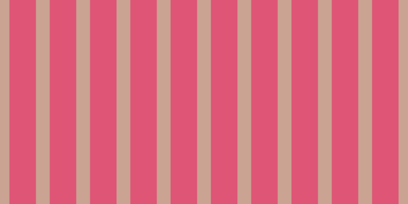 #de5576, #caa393 vertical lines, twenty-seven pixels wide, fifty-two pixels apart