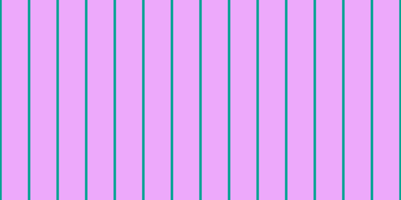 #de55fa (50%), #04a393 vertical lines, five pixels wide, fifty-two pixels apart
