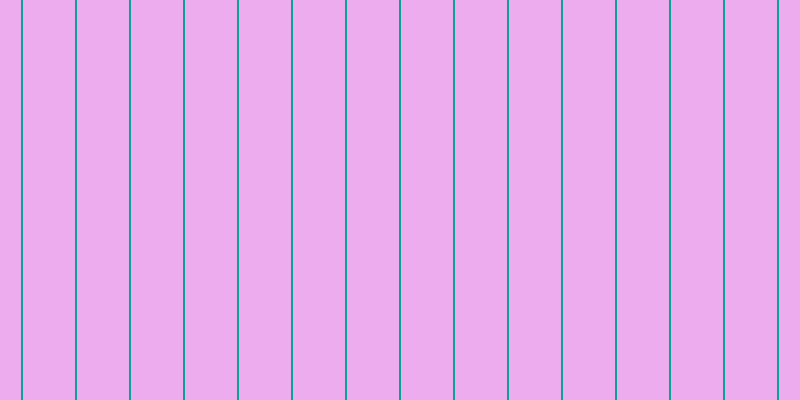 #de5ae0 (50%), #04a393 vertical lines, two pixels wide, fifty-two pixels apart