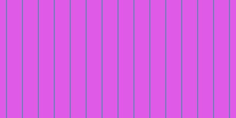 #de5ae7, #04a393 vertical lines, two pixels wide, fifty-two pixels apart