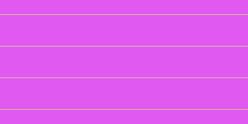 #de5aef, #dbd393 horizontal lines, two pixels wide, one hundred pixels apart