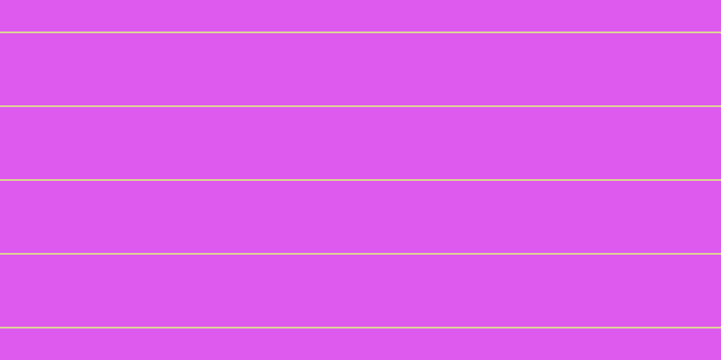 #de5aef, #dbd393 horizontal lines, two pixels wide, eighty pixels apart